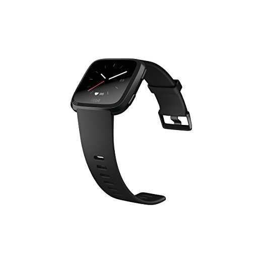 Fitbit Versa Smartwatch Noir/Aluminium Noir